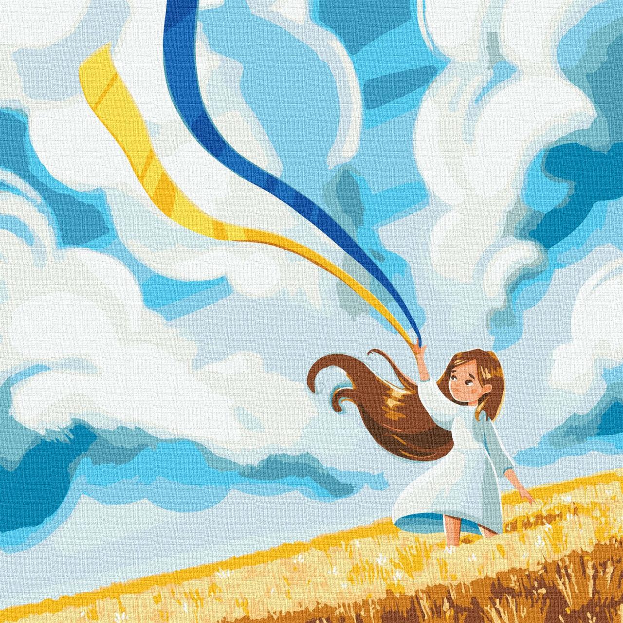 Картина за номерами 40×50 см Поле ©Катерина Валер'єва. Ідейка KHO4939