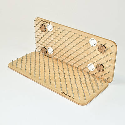 Дошка Садху (Sadhu) з оцинкованими цвяхами для ДОСВІДЧЕНИХ практиків, відстань 15 мм