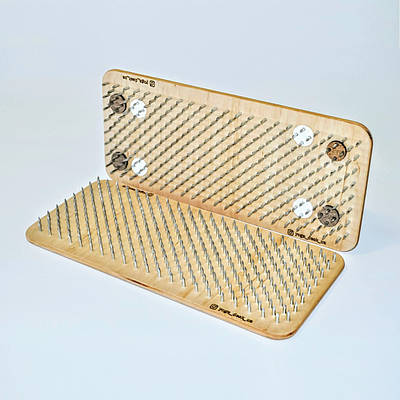 Дошка Садху (Sadhu) з оцинкованими цвяхами для ПОЧАТКІВЦІВ, відстань 10 мм. Дошка для стояння на цвяхах