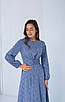 Стильне та модне плаття "426", Розміри 48 синій, фото 7