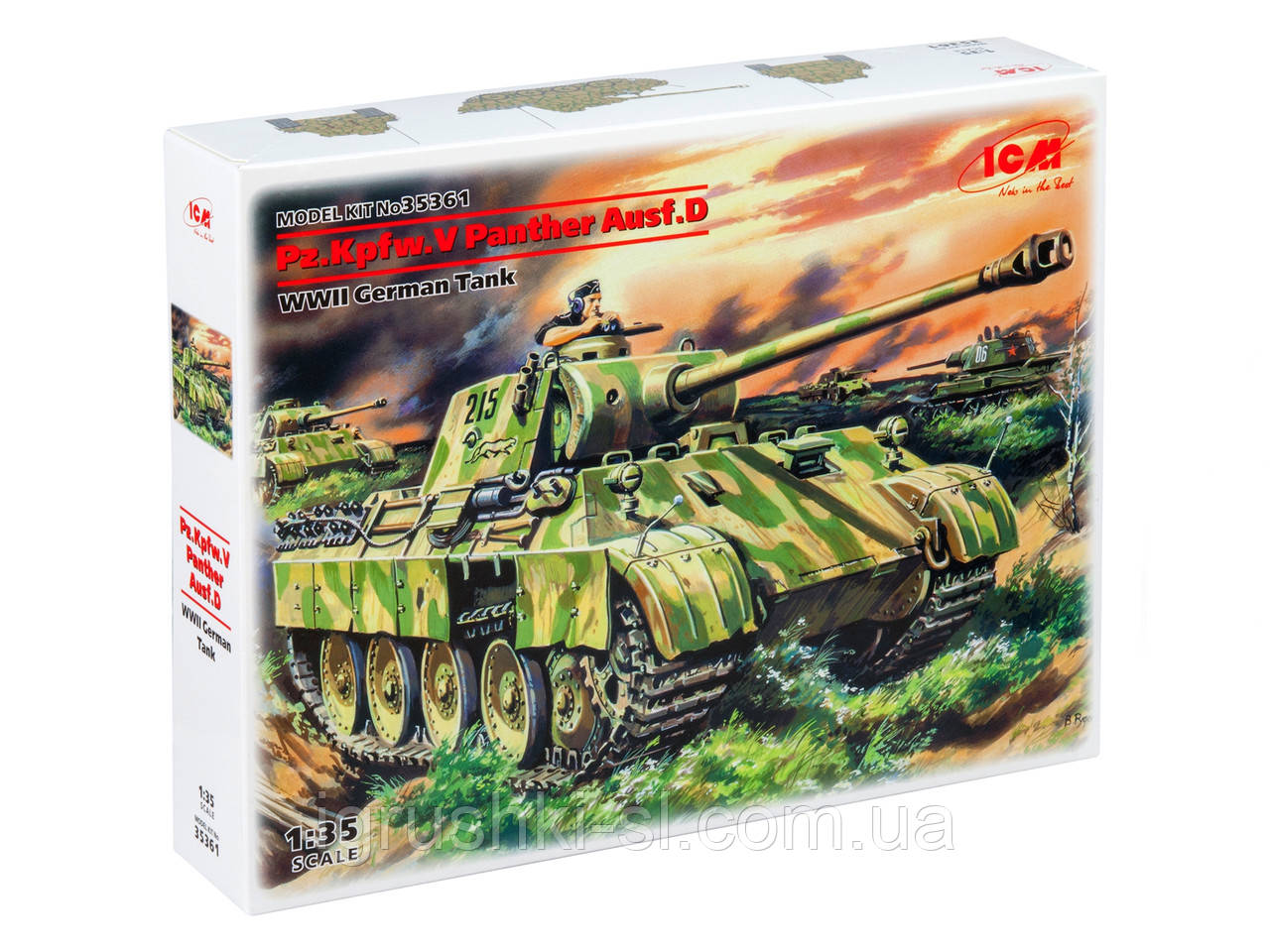 Збірна модель (1:35) Танк Pz.Kpfw. V Panther Ausf.D