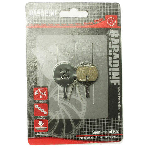 Колодки гальмівні під дисковий тормоз Baradine DS-38, фото 1