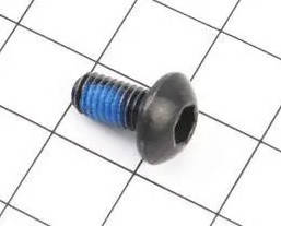 Болт гальмівного диска М5х9мм, чорний, к-т 6 шт, фото 1