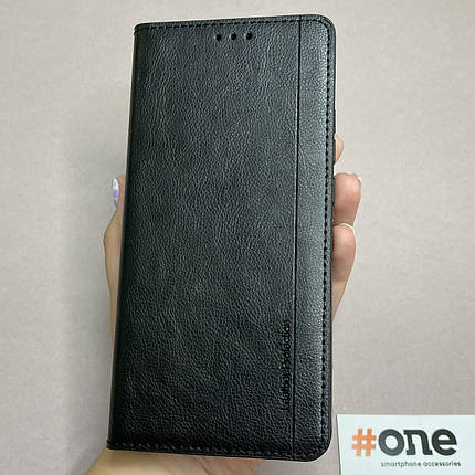 Чохол книга для Xiaomi Redmi 9C книжка з підставкою магнітом на телефон сяомі редмі 9с чорна LPR, фото 1