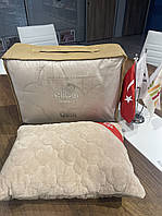 Детское плюшевое одеяло в кроватку 90*145 и подушка 35 на 45 см Elita Турция