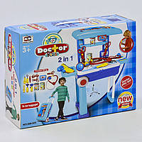 Игровой набор Xiong Cheng Doctor kids 2 в 1 в чемодане (подарочная коробка)