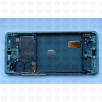 Дисплей із сенсором Samsung G780 Galaxy S20 FE Cloud Mint, GH82-24219D, оригінал у складі з рамкою!, фото 4