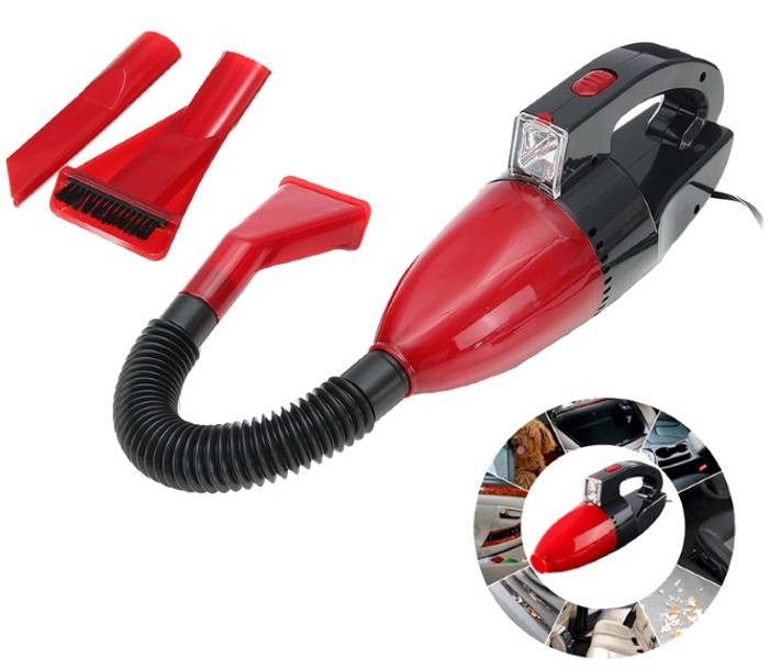 Автомобільний пилосос CAR VACUM CLEANER Червоно-чорний