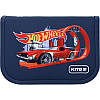 Пенал заповнений Kite 1 відділення +2 відворота "Hot Wheels" HW22-622H, фото 3