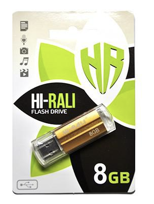 USB флешнакопичувач Hi-Rali 8 GB/HI-8GBCORBR (Гарантія 3года)