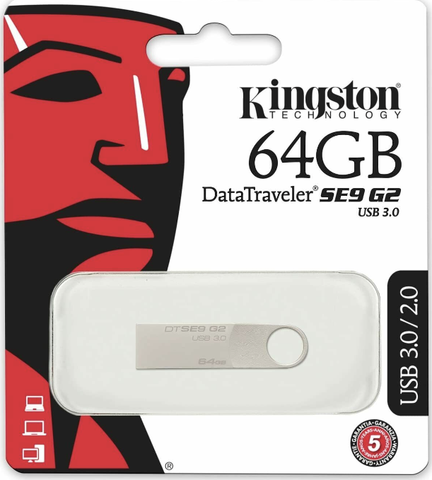 USB флешнакопичувач King SE9 64Gb (DTSE9H) (Гарантія 3 року)