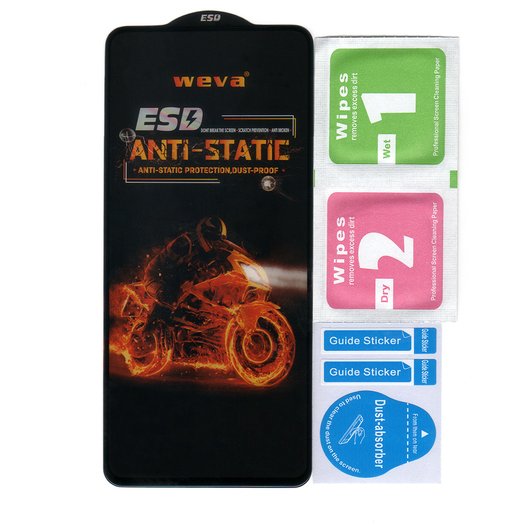 Захисне скло ESD для Xiaomi Redmi Note 12 | Full Glue | Anti-static