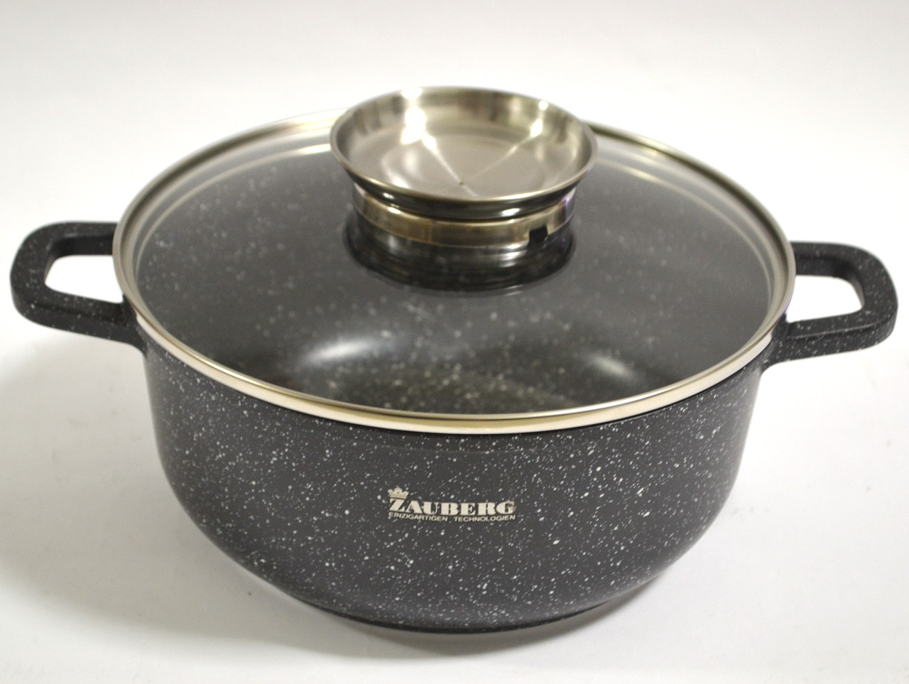 Казан з мармуровим покриттям Zauberg 4.5 л (0324-BL)