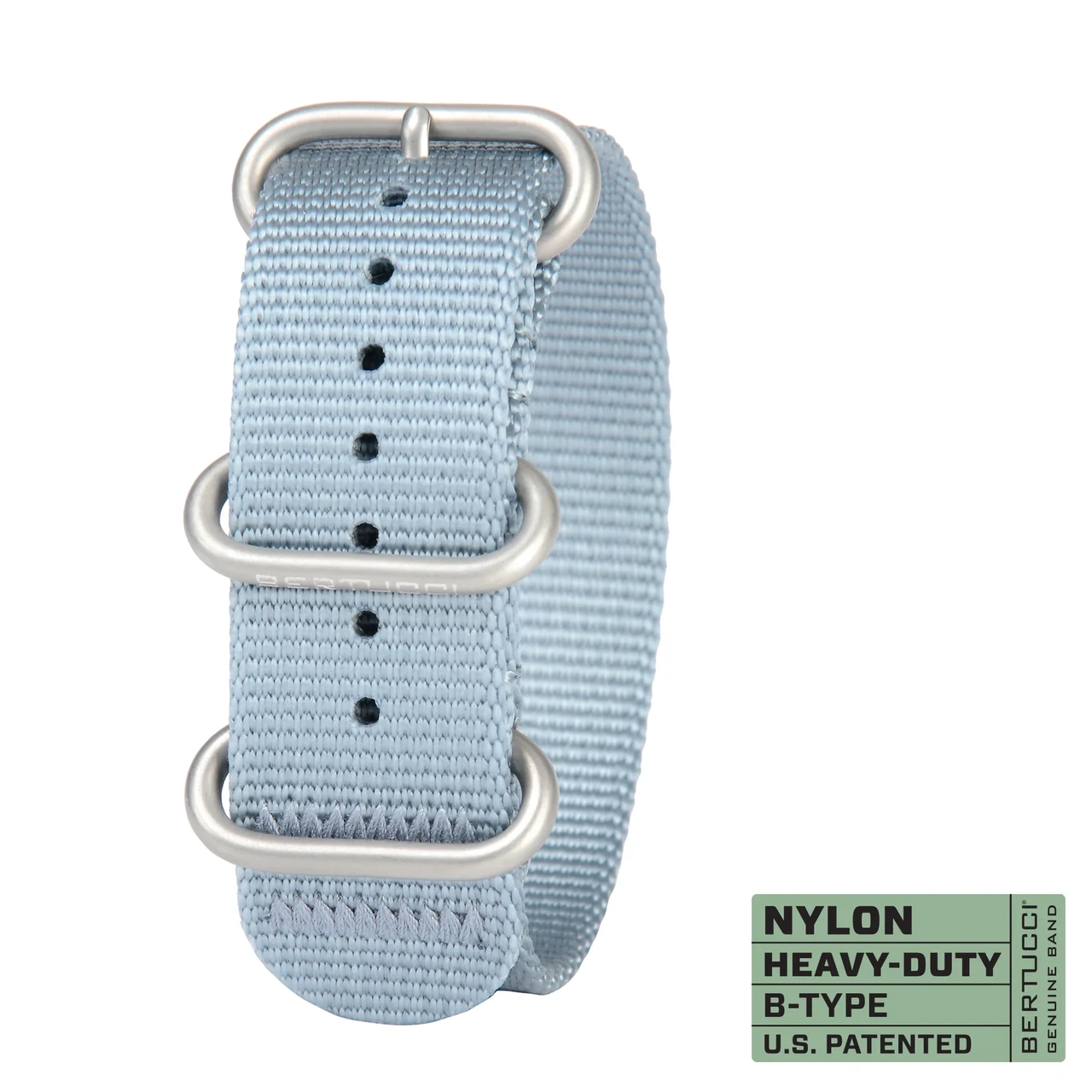 Ремінець нейлоновий bertucci #171 - Sea Dog Gray™ w/ matte hardware, 7/8" - 22 mm size for A-2, A-3, A-6 & B-1 Cases, фото 1