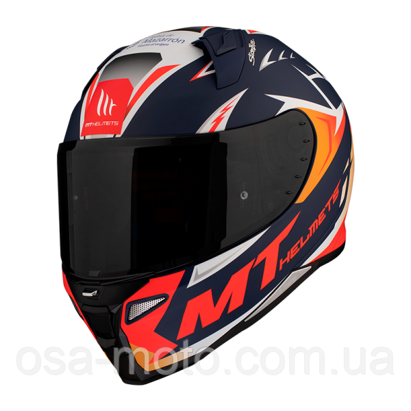 Мотошлем MT Revenge 2 Acosta A37 Matt Blue