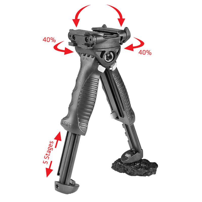 Рукоятка-сошки Fab Defense T-POD-G2 поворотна