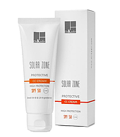 Сонцезахисний зволожуючий CC-крем із тоном SPF50+ Solar Zone Protective CC Cream SPF 50+, 75 мл