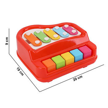 Іграшка "Ксилофон-фортепіано ТехноК", арт.8201TXK