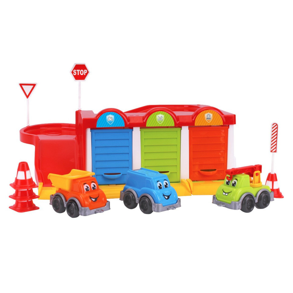 Іграшковий паркінг-гараж зі спуском ТехноК, фото 1