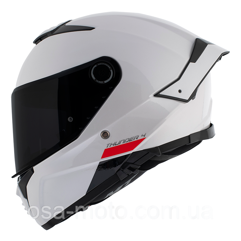 Мотошолом MT THUNDER 4 SV Solid Gloss White