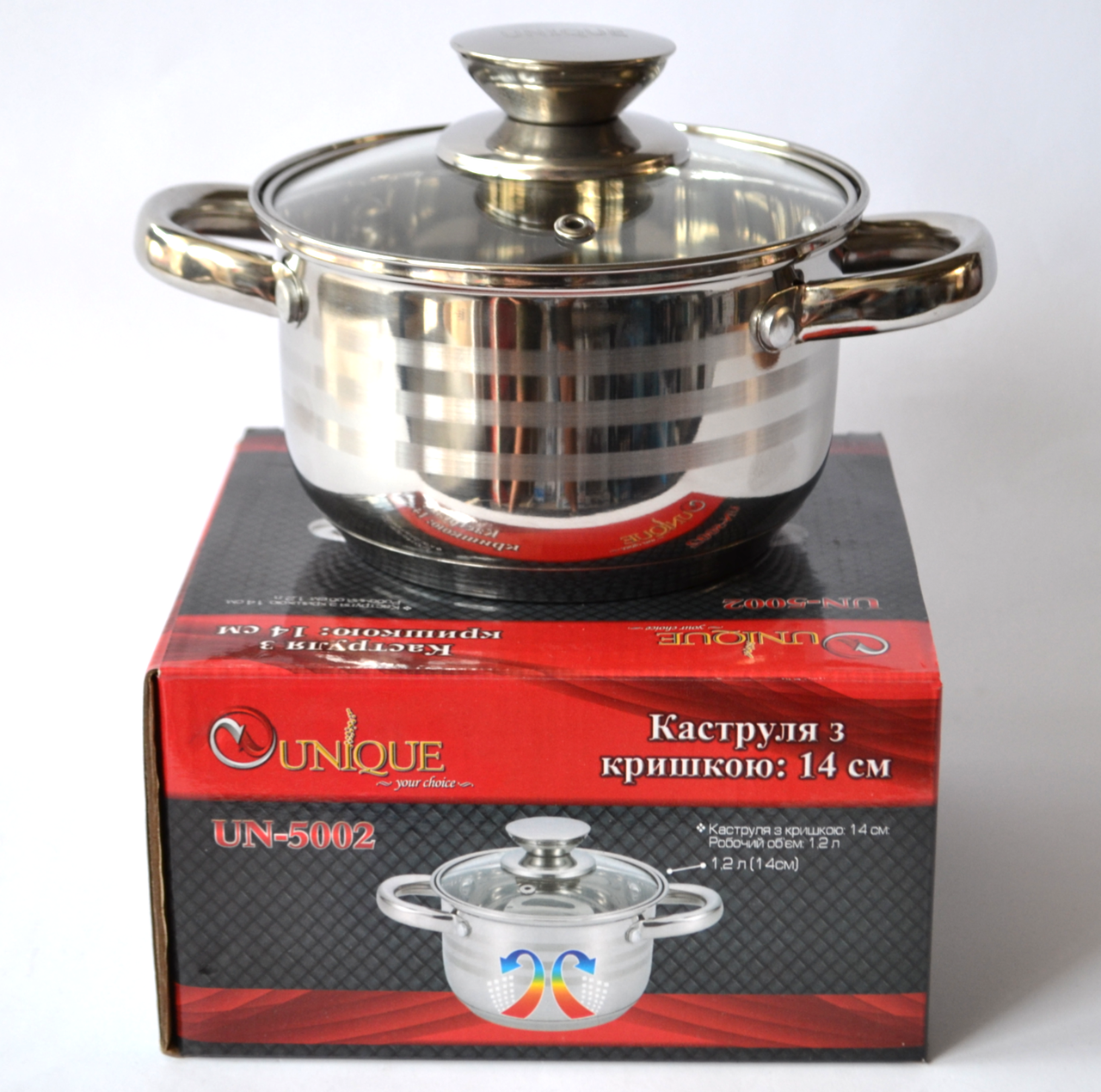 Каструля Unique UN-5002 (1.2 л)