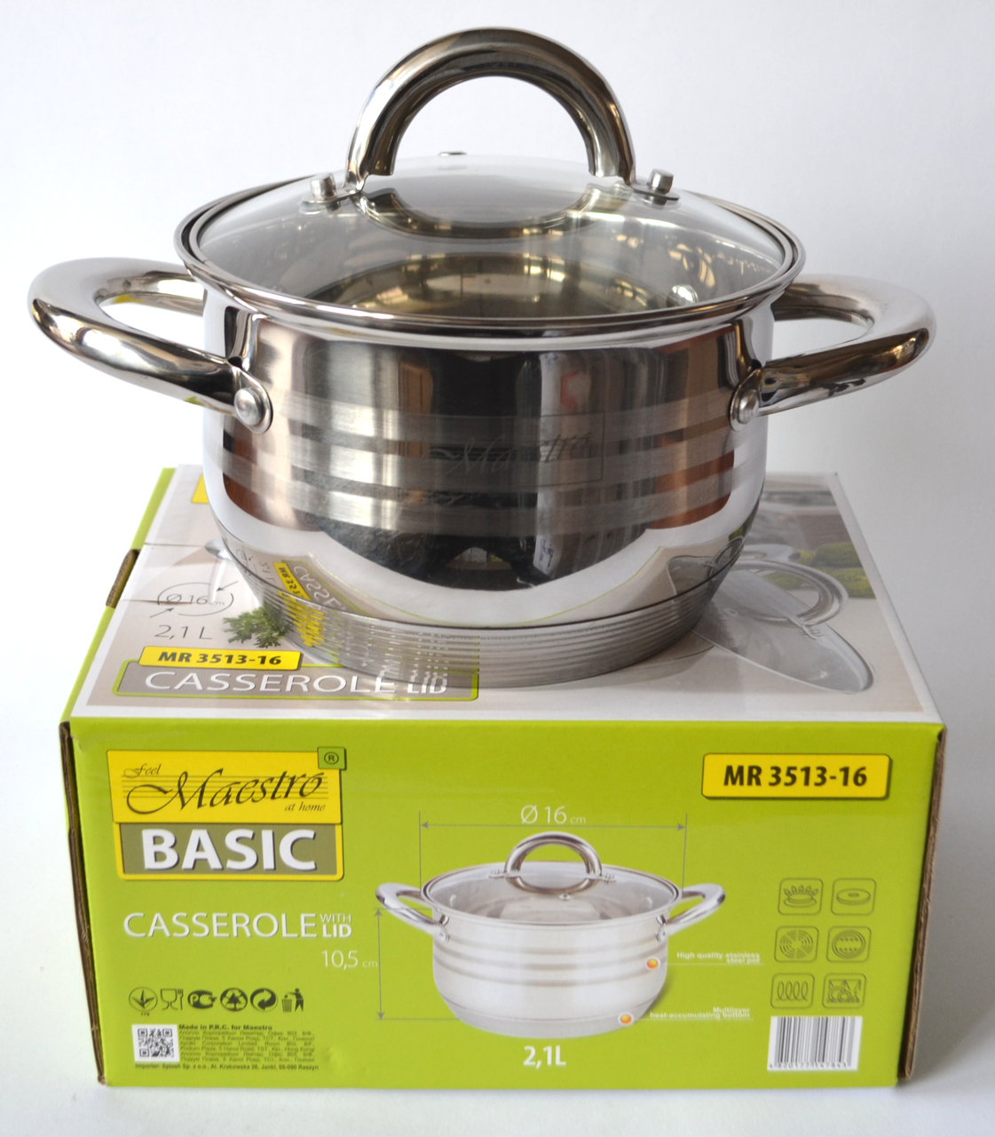 Каструля Maestro MR 3513-16 (2.1 л)