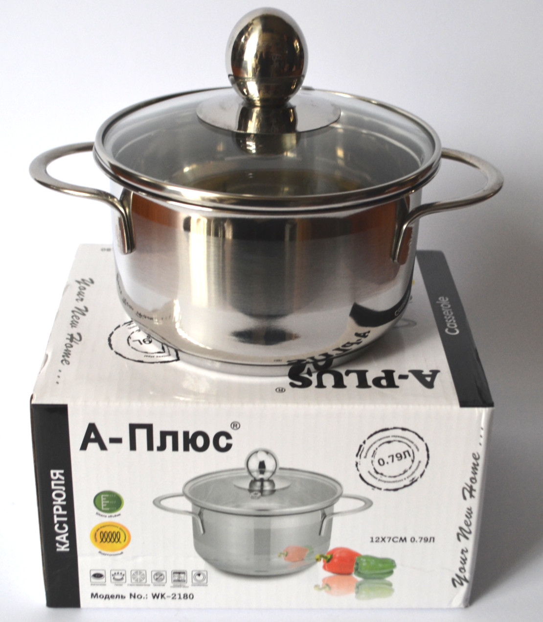 Каструля 0,79 л A-Plus WK-2180, фото 1
