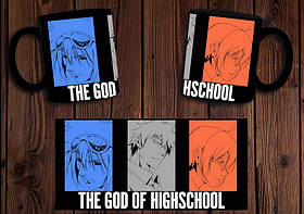 Чашка "Бог старшої школи" / Кружка The God of High School №1 Чорний
