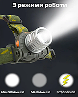 Налобний ліхтарик SENSOR з датчиком руху (4822)