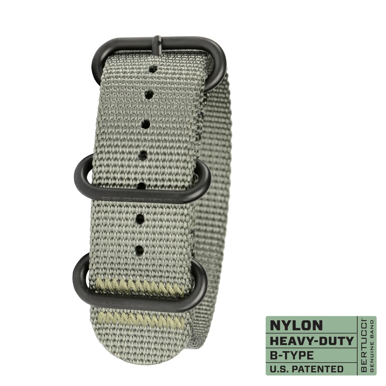 Ремінець нейлоновий bertucci #125B - Defender Drab™ w/ black hardware, 7/8" - 22 mm size for A-2, A-3, A-6 & B-1 Cases, фото 1