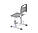 Дитячий комплект-трансформер FunDesk Libro Grey + стілець FunDesk SST3L Grey, фото 8