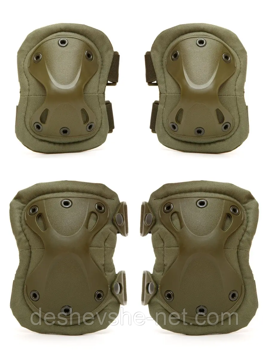 Наколінники та налокітники тактичні (захисні) Eagle KN-04 Олива