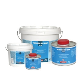 Лак поліуретановий захисний на водній основі Ваніш ПУ 2К ВВ (уп. 5 кг) матово-сатин