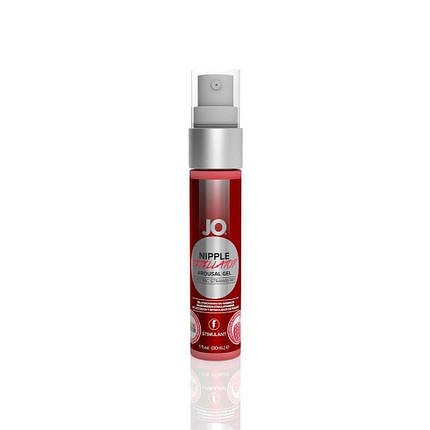 Гель для стимуляції сосків System JO Nipple Titillator Strawberry (30 мл), ментол і перцева м'ята, фото 2