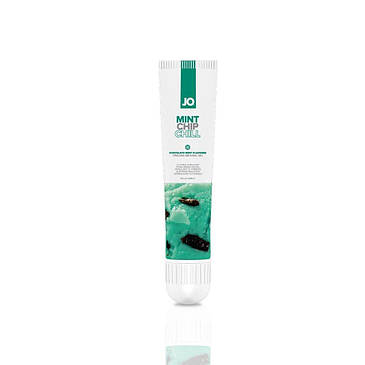 Гель для клітора System JO - Mint Chip Chill (10 мл), можна для поцілунків, вібрація з охолодженням, фото 2