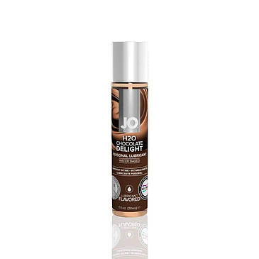 Смазка на водной основе System JO H2O — Chocolate Delight (30 мл) без сахара, растительный глицерин, фото 2