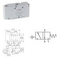 Пневмораспределитель V.PN. 3/2 NC 1/4