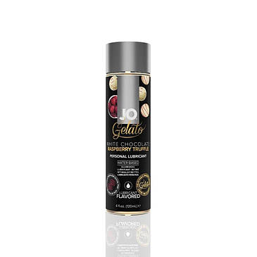 Мастило на водній основі System JO GELATO White Chocolate Raspberry (120 мл) без цукру і парабенів, фото 2