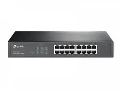 Комутатор TP-Link TL-SG1016D (некерований, 16-Port Gigabit Desktop/Rackmount Switch)  (код 50335)