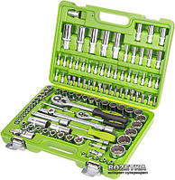 Набор інструментів 108ед. 1/2-1/4 (10-32/4-14м-12гран+висок+свічн+5удл+трещ+кард) "Alloid" (НГ - 4108П-12)