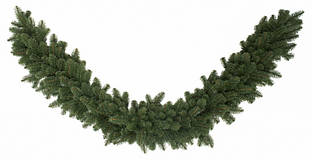 Гірлянда з хвої Преміум 2 м лита (Зелена)