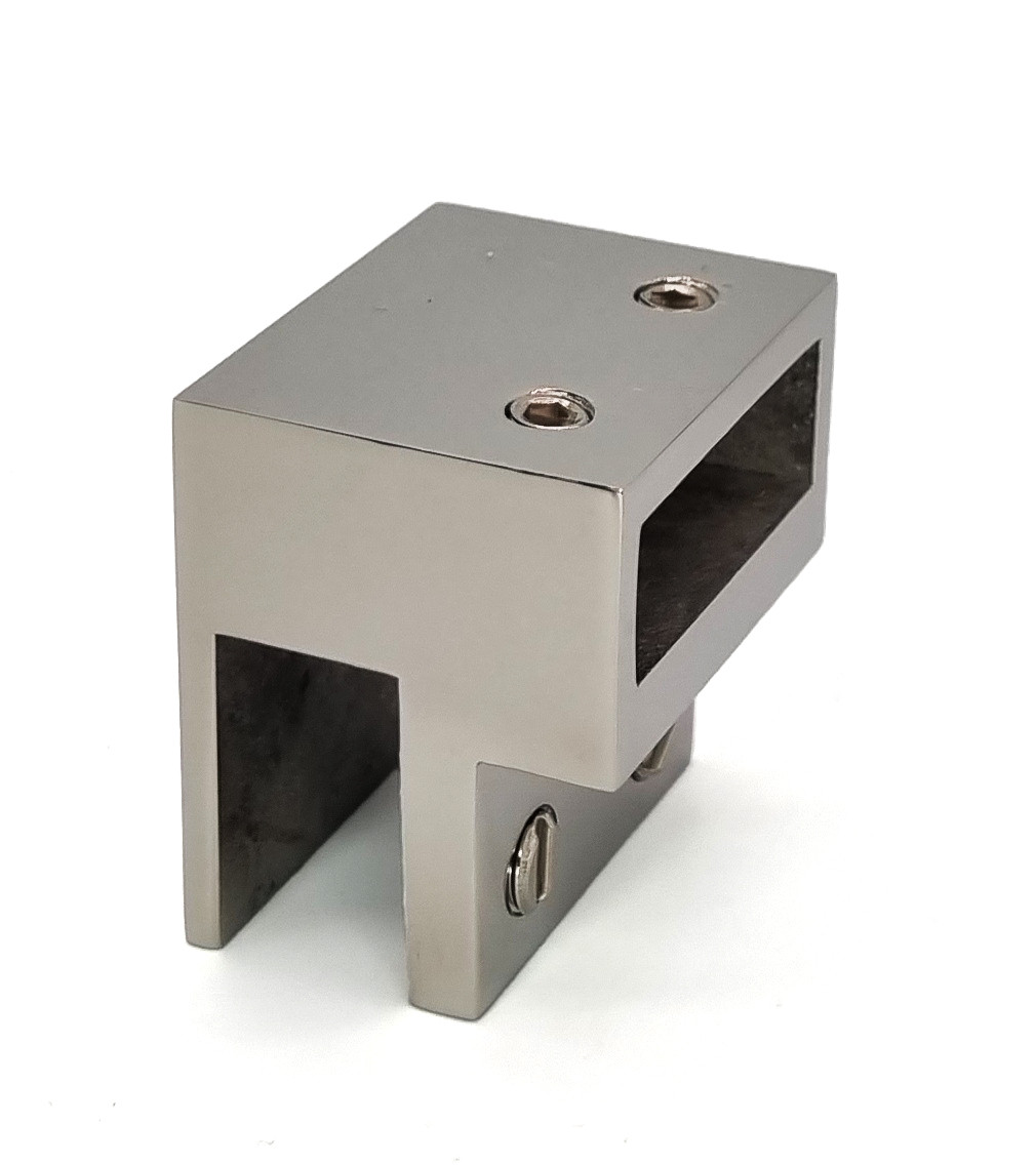 NFU-200-08-02 Тримач штанги 10*30 до скла, полірований