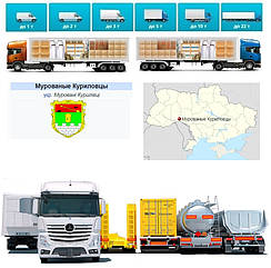 Вантажоперевезення з Мурованих Курилівців у Муровані Курилівці