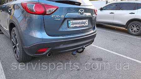 Фаркоп Mazda CX-5 2012-2024 (Мазда СХ 5) без підрізу бампера, фото 1