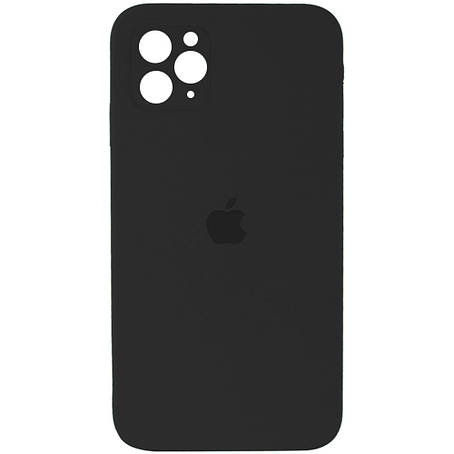Чохол Silicone Case Square Protected Camera iPhone 12 Pro Max Dark Grey (15), фото 1