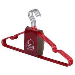 Вішалка IDEA HOME д/од.мет. у силіконі 40,5*21 см (8 шт.) Red (6722136)