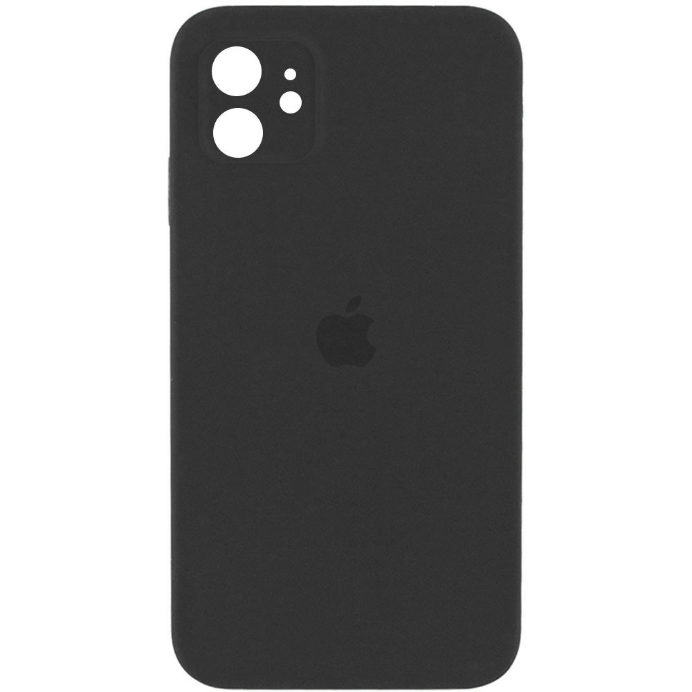 Чохол Silicone Case Square Protected Camera iPhone 11 Dark Grey (15)