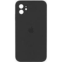 Чехол Silicone Case Square iPhone 11 Dark Grey (15)