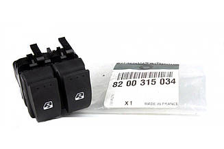 Кнопка склопідіймача ліва подвійна (водьська) Renault Trafic II / Opel Vivaro A 2001-2014 8200315034