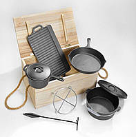 Набор посуды из чугуна GRILLMEISTER Dutch Oven Set GDO-7